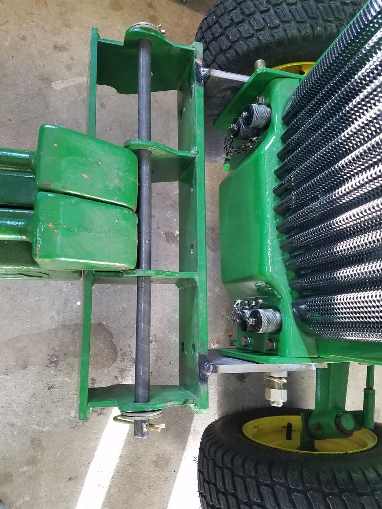 John Deere 140 Front Suitcase Weight Bracket Garden Tractor Forums